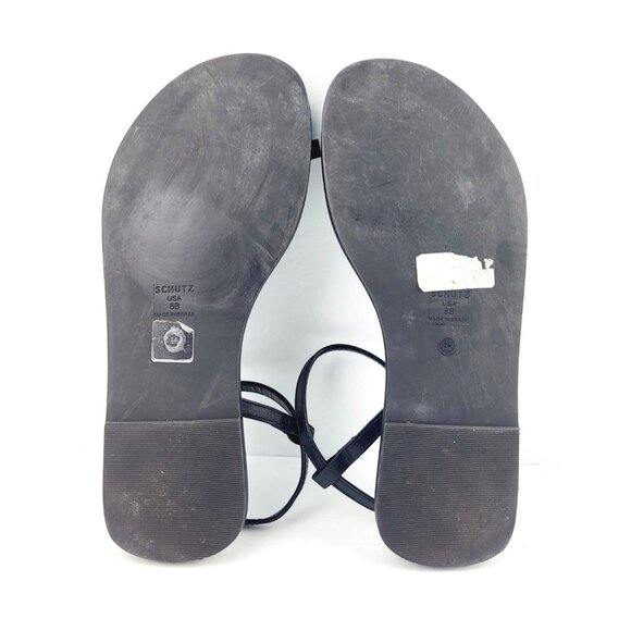 SCHUTZ Black Gladiator Sandal‎ - Size 8 - Picture 9 of 9